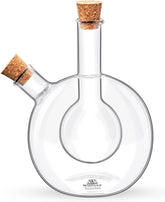 2-in-1 Glass Vinegar Oil Bottle 2-Piece Oil Dispenser Set 300 ml